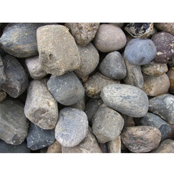 Gabiona Gabionensteine, Nordseekiesel, bunt, Naturstein