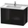 Duravit Waschtischunterschrank 2 Auszüge 82 x 55,8 x 46,9 cm Schwarz Hochglanz
