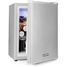 Klarstein Happy Hour Minibar 33 l 5-15°C 25 dB hoch Silber-Metallic
