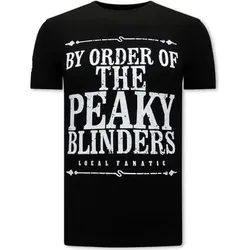 Local Fanatic  T-Shirt Peaky Blinders  in Schwarz, EU XL