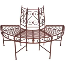 Garden Pleasure Baumbank-Hälfte Ø 122 cm rost