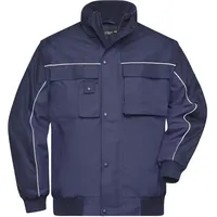James & Nicholson Workwear Jacke - Farbe blau, -