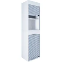VCM Aktos XL Rollladenschrank 50 x 40 x 186 cm weiß
