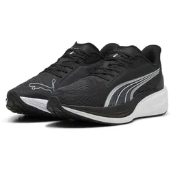 Laufschuh PUMA "DARTER PRO", Gr. 42, schwarz-weiß (puma schwarz, puma weiß), Textil, sportlich, Schuhe