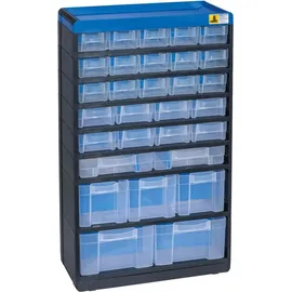 Allit 464650 Kleinteilmagazin VarioPlus Pro 53/60 (B x H x T) 300 x 525 x 135 mm Schwarz, Blau 1 St.