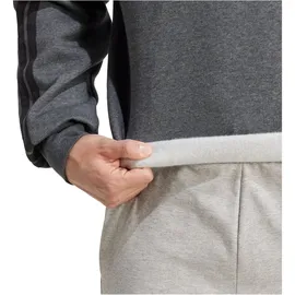 adidas Sweatshirt 3-Streifen Grau/Schwarz XXL