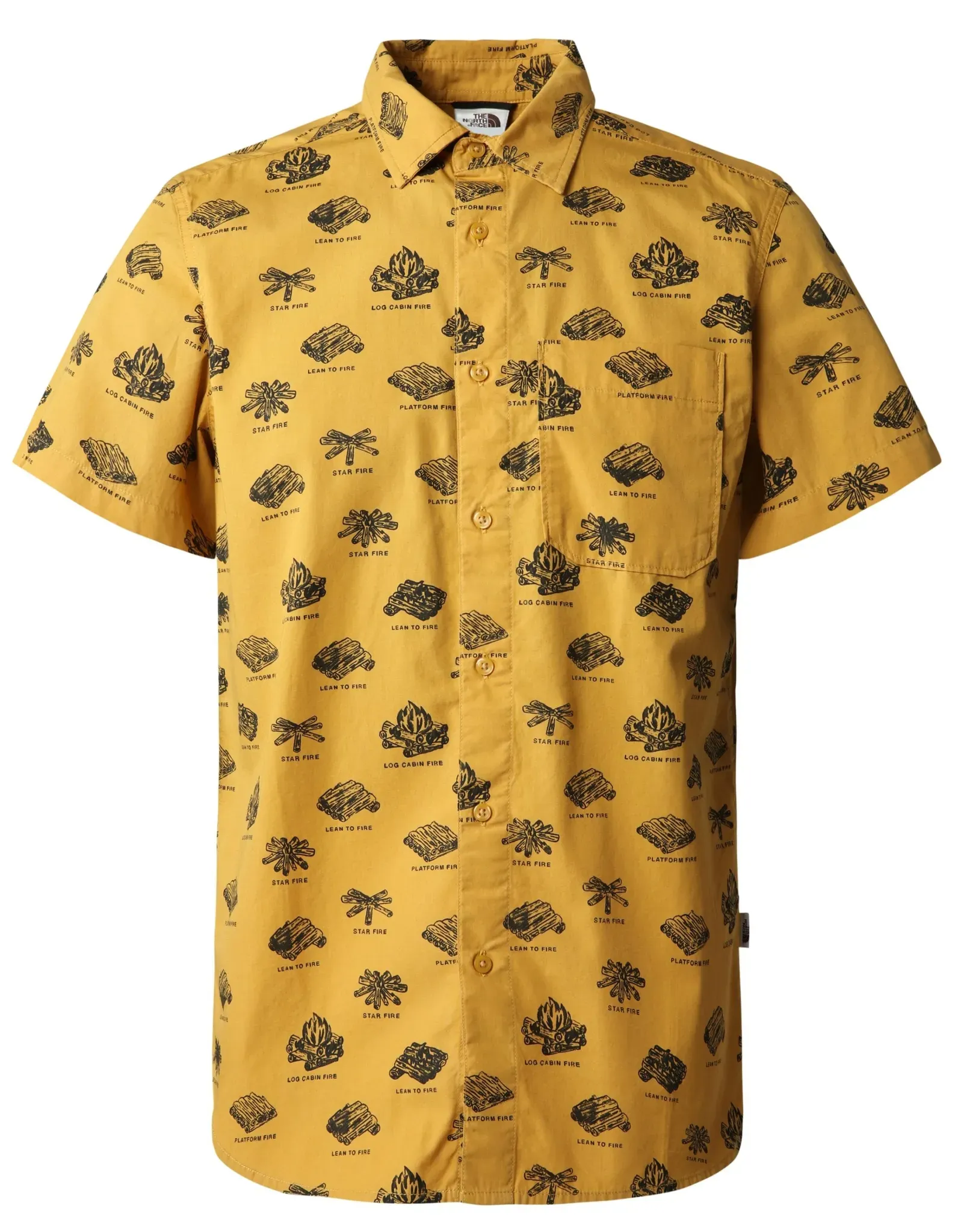 The North Face Herren T-Shirt Baytrail Pattern Shirt - M - Arrowwoody LW Campfire Print