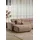 Woood Ecksofa Novi Bouclé, modern mit verstellbarer Nackenstütze, taupe, Links,