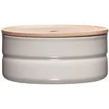 RIESS Vorratsdose mit Eschenholzdeckel grau 13 cm 0,615 l