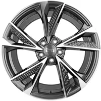 mam wheels MAM Rs6 Palladium Front Polish 8x18 ET 38 5/100 Alufelge Grau