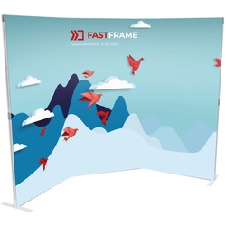 Faltbare Messewand »FASTFRAME« Pop-up-Kit