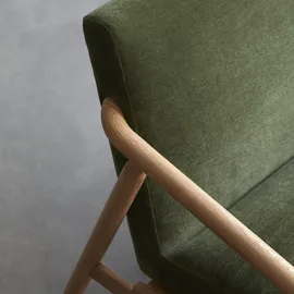 Tikamoon Sessel Axel Samt grün