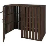 Proregal Mülltonnenbox PROREGAL XL 115 x 140 x 100 cm braun