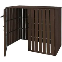 Proregal Mülltonnenbox PROREGAL XL 115 x 140 x 100 cm braun