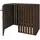 Proregal Mülltonnenbox PROREGAL XL 115 x 140 x 100 cm braun