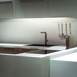 GLOBO Unterbaulampe Unterbauleuchte Küchenlampe Küchenleuchte, Strahlwasserfest Ip65, weiß opal, Led, 36w 3400lm neutralweiß, Lxbxh 123x6,7x2,2cm