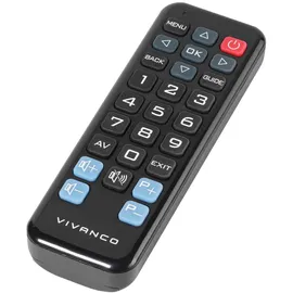 Vivanco RR Z 130 LG Fernbedienung Schwarz