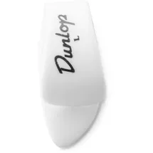 Jim Dunlop Plektrum Daumen Weiß 4 Stück Groß