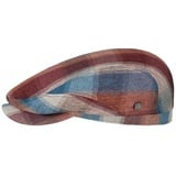 Lierys Flat Cap (1-St) Schirmmütze mit Schirm, Made in the EU blau|rot S (54-55 cm)