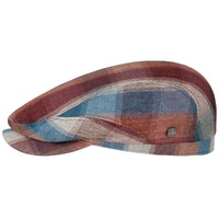 Lierys Flat Cap (1-St) Schirmmütze mit Schirm, Made in the EU blau|rot S (54-55 cm)