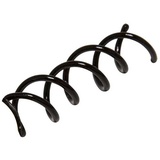 Mex pro Hair Haarschmuck Spirale Groß, Schwarz (4 Stück)