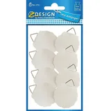 Avery Zweckform Bildaufhänger selbstklebend für max. 0,8 kg 30,0 x 30,0 mm, 8 St.