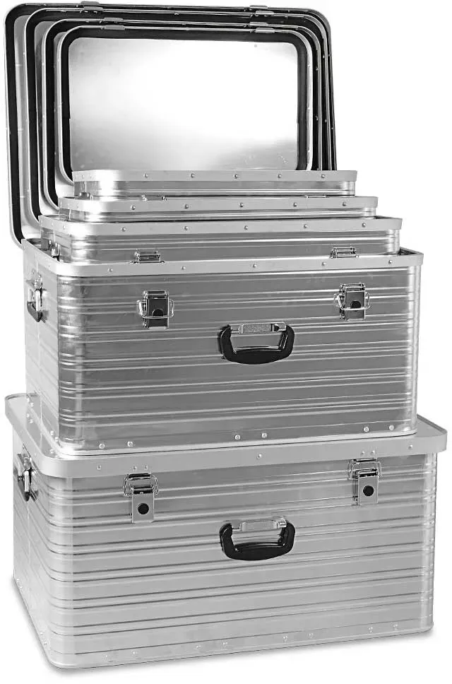 BRB 5 Aluboxen, 27 Liter, 45 Liter, 69 Liter, 101 Liter und 141 Liter
