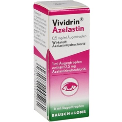Vividrin Azelastin 0.5 mg/ml Augentropfen 6 ML