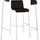 CLP Barhocker Hover gepolstert Metallgestell 150 kg belastbar Braun