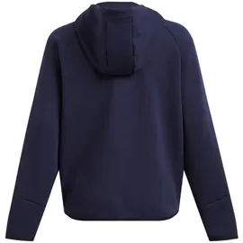 Under Armour Unstoppable Fleece Kapuzenjacke Damen 410 - midnight navy/black M