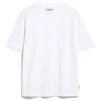 Armedangels T-Shirt mit Label-Stitching Modell Tarjaa Weiss, S