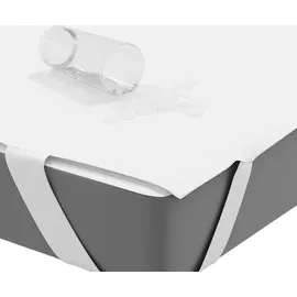 vidaXL Matratzenschoner Wasserdicht 140 x 220 cm Weiß