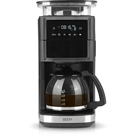 BEEM Fresh-Aroma-Perfect III schwarz/silber mit Glaskanne