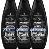 Schauma Shampoo Men 3in1 Aktivkohle 350ml