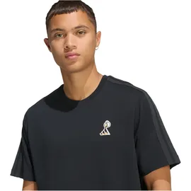 adidas LUX Coffee Cafe Pour Graphic T-Shirt schwarz S
