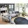 Atlantic Home Collection 2,5-Sitzer "Elvis", grau (saltnpepper), B:220cm H:80cm T:127cm, 79% PES; 21% PP, ATLANTIC HOME COLLECTION, Sofas, Polsterecke mit offenem Ende im skandinavischen Stil, Massivholzfüße