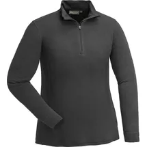 PINEWOOD Abisko Merino Base Layer Damen Half Zip Shirt Smoke Black XL