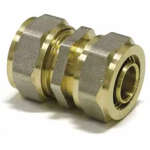 Pipetec Schraub-Kupplung 20x2 - 20x2, SFK2020, DVGW, Schraubfitting, Kupplung