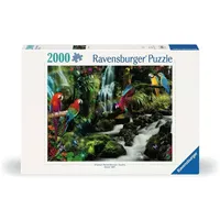 Ravensburger Puzzle Bunte Papageien im Dschungel (17111)