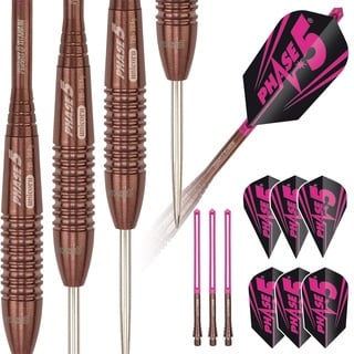 Unicorn Information System Unicorn Phase 5 Rosso Steel Dart, 95% Tungsten, 26g