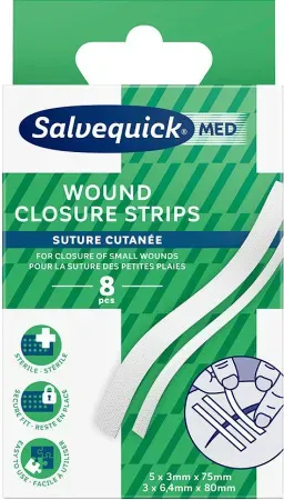 Salvequickmed Wundverschlussstreifen 8 Stück