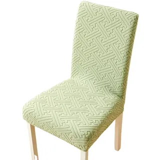 Coonoor Stuhlhusse Sitzflächenhusse Stuhlhussen, Hussen für Stühle, Esszimmer Stuhlhussen, Stretch Abnehmbare Waschbar Stuhlbezug mit Gummiband grün