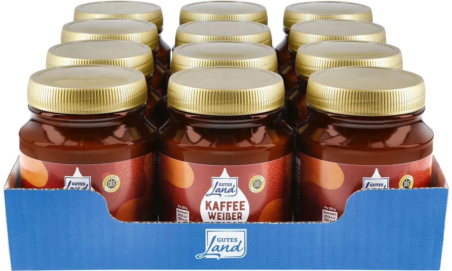 Gutes Land Kaffeeweisser 250 g, 12er Pack