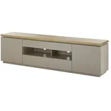 Möbel Kraft Lowboard - grau ¦ Maße (cm): B: 200 H: 57 T: 40.0