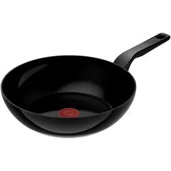 Tefal Wokpfanne  Renew Black , schwarz , Aluminium Ø: 28