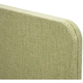 Mendler Akustik-Tischtrennwand HWC-G75, Büro-Sichtschutz Schreibtisch Pinnwand, doppelwandig Stoff/Textil ~ 60x120cm grün