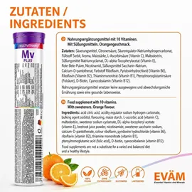 eväm Multivitamin Brausetabletten Orange 20 Stück