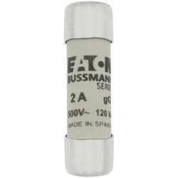 10St. Eaton C10G2 Zylindersicherung 10 Sicherungseinsatz, Niederspannung