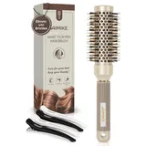 luxuskollektion Große Rundbürste 32mm mit Wildschweinborsten und ergonomischem Griff
