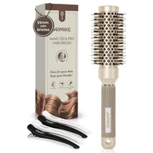 luxuskollektion Große Rundbürste 32mm mit Wildschweinborsten und ergonomischem Griff